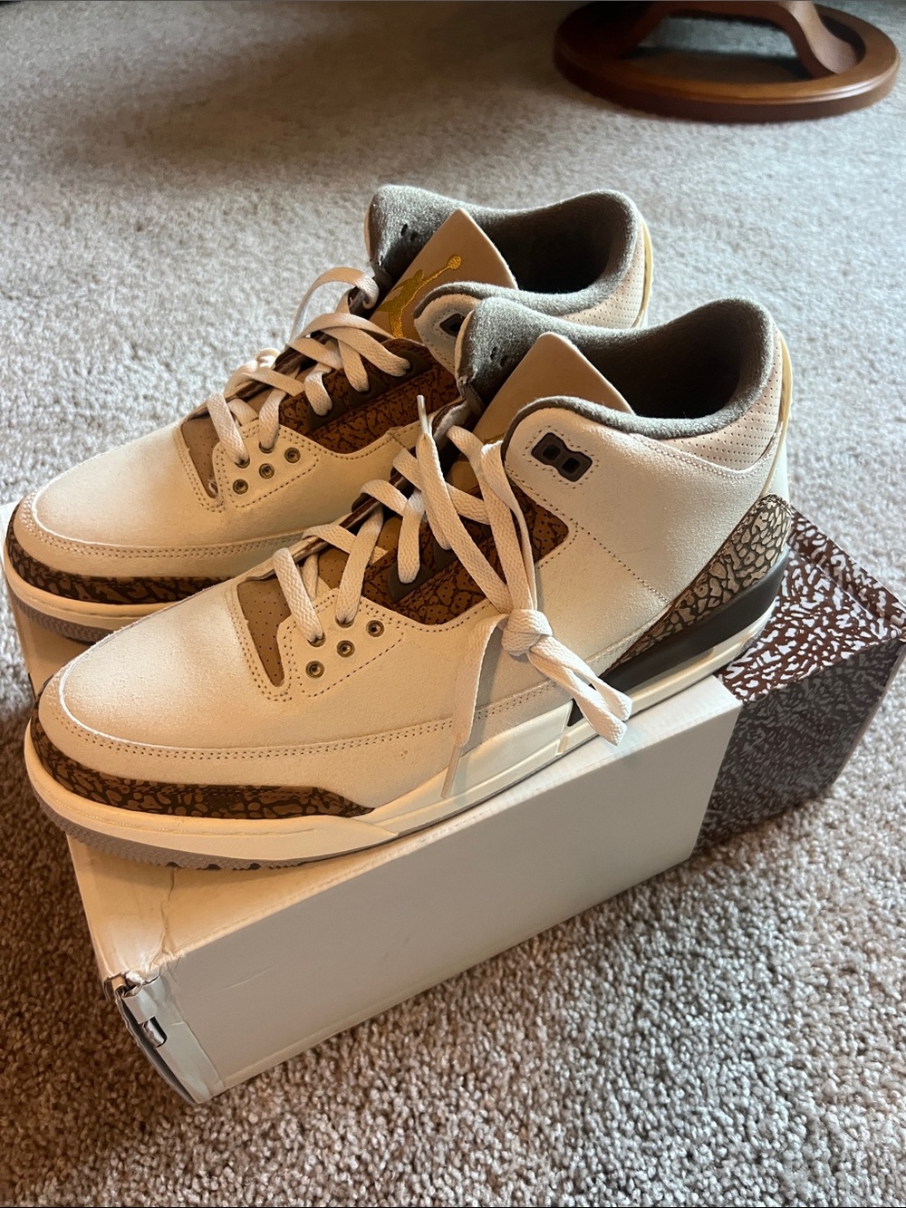 Nwt air Jordan 3 retro “palomino” men’s size 13 - Picture 2 of 6